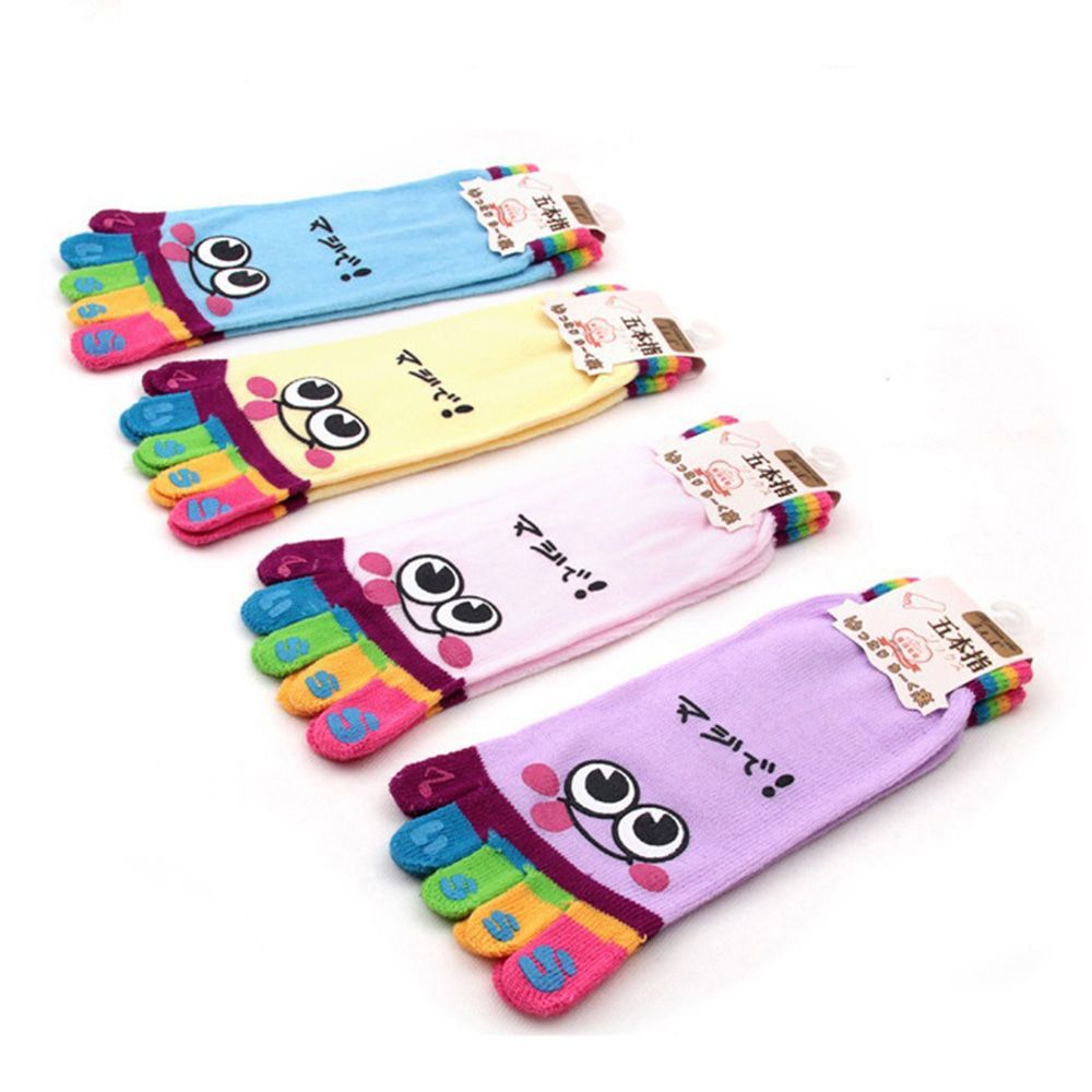 Toe Sock Split - Anti-slip Five Finger Socks Kids Cotton