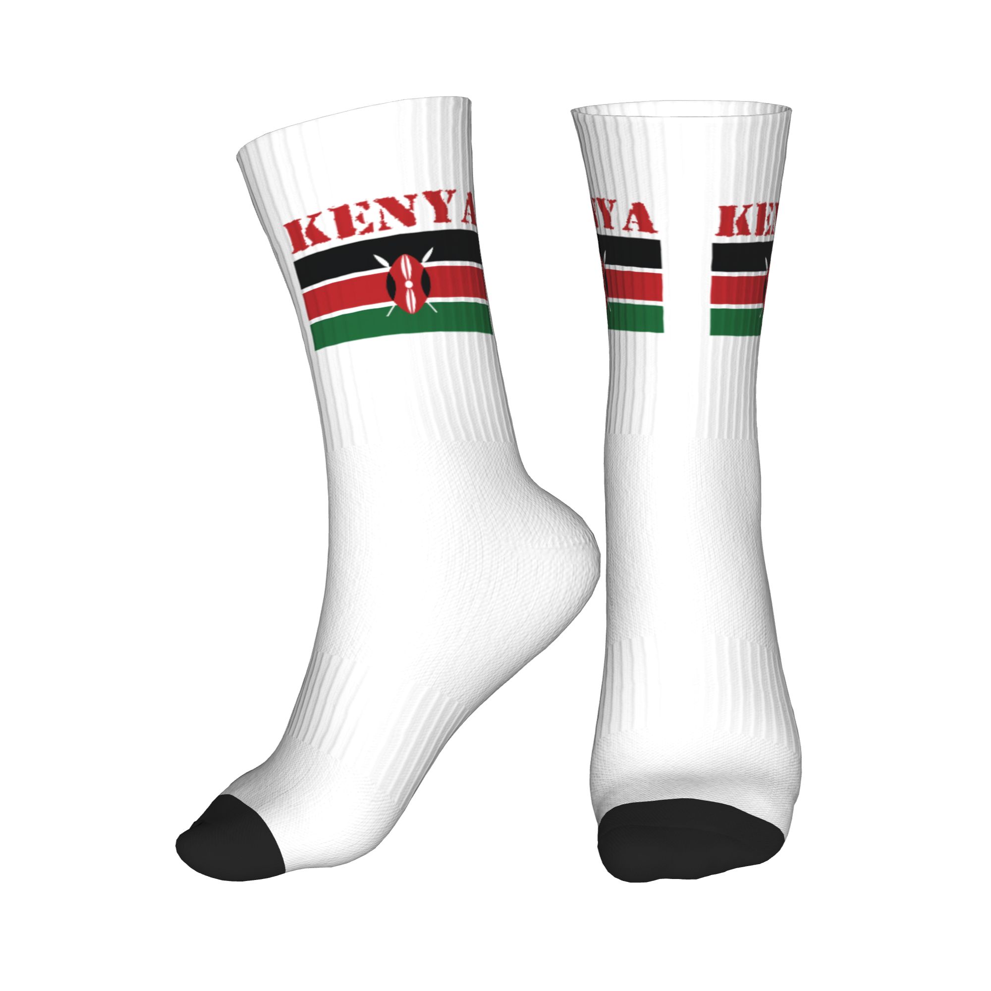 Dress Sock Men - Kenya Flag Dress Socks Men's Women's