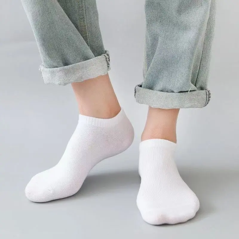 5 Pairs Unisex Casual Plain Co – No Show Sock Women recenzja i cena