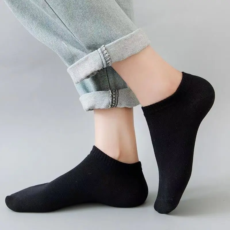 5 Pairs Unisex Casual Plain Co – No Show Sock Women recenzja i cena