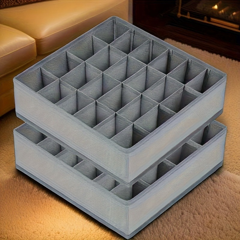 2Pcs 24-Compartment Fabric Soc – Sock Organizer Tray recenzja i cena