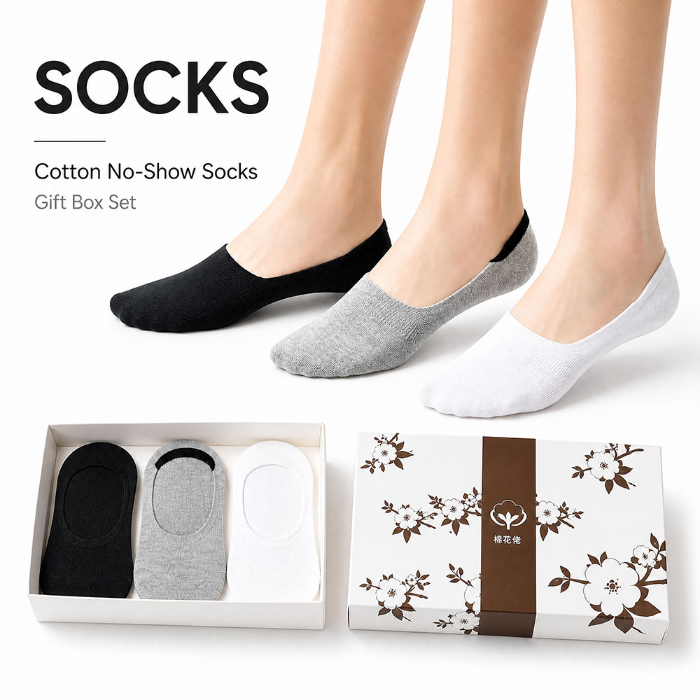6 Pairs Unisex Cotton No Show  – Invisibility Sock Loafer recenzja i cena