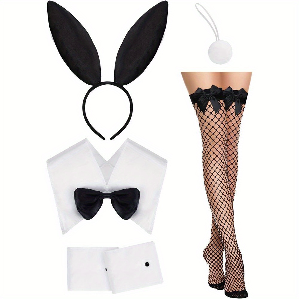 WomenCostume Set Black Bunny E – Fishnet Stocking Women recenzja i cena