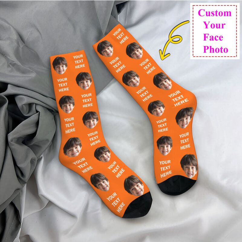 Personalized Photo Text Custom – Dress Sock Men recenzja i cena