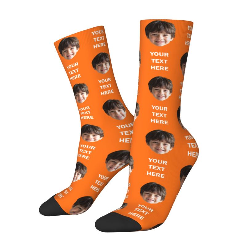 Personalized Photo Text Custom – Dress Sock Men recenzja i cena