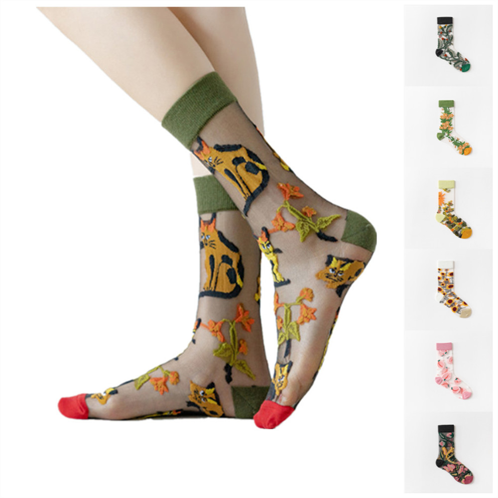 Woman Lace flower short sock t – Invisibility Sock Loafer recenzja i cena