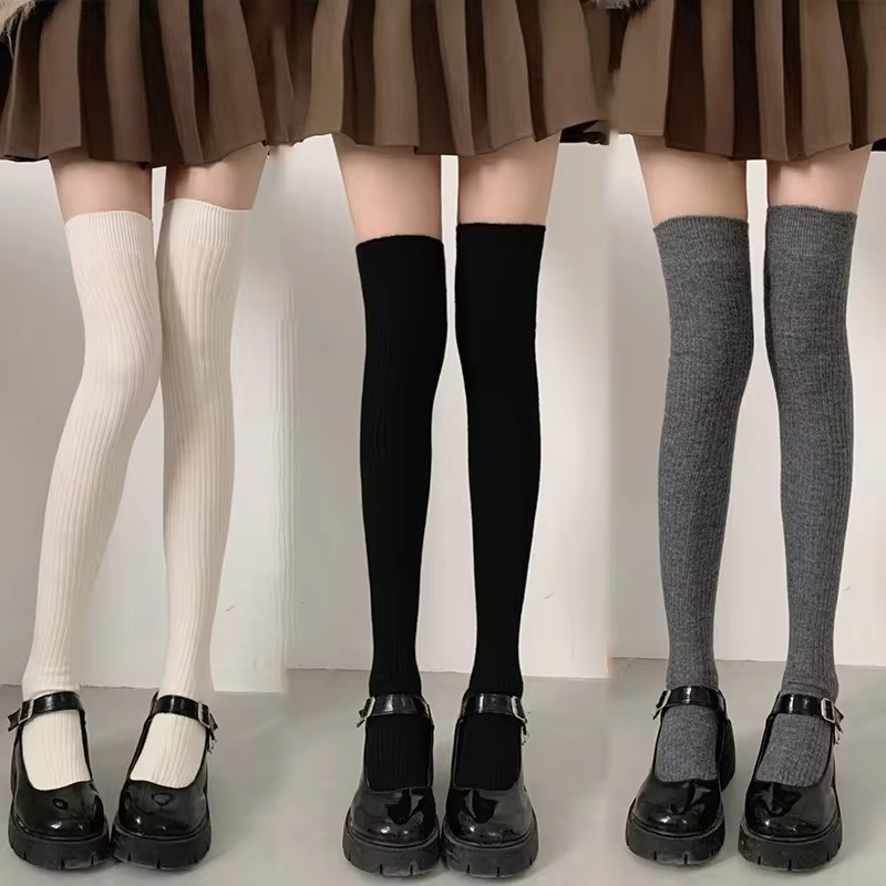 Autumn Winter Women's Stocking – Knee High Sock Women recenzja i cena