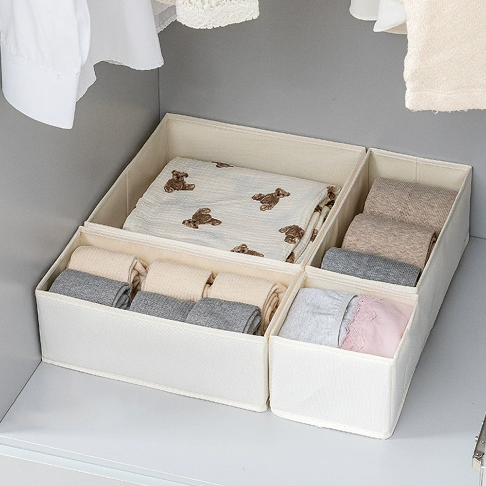 Foldable Cotton Linen Storage  – Sock Organizer Tray recenzja i cena