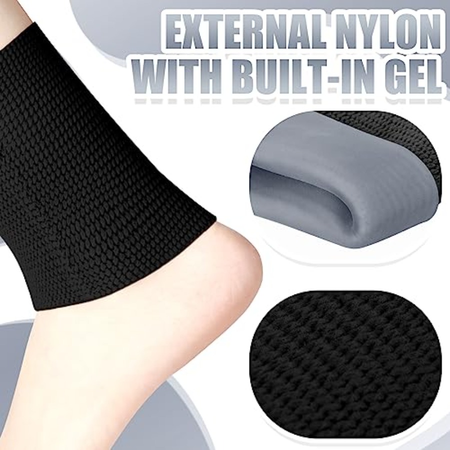 2 Pcs Ankle Gel Sleeves Padded – Ankle Brace Sock recenzja i cena