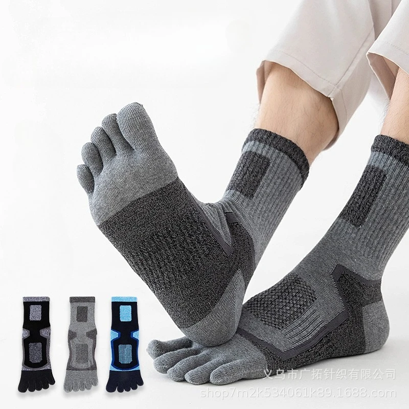 3 Pairs Men Sports Five Finger – Toe Sock Split recenzja i cena