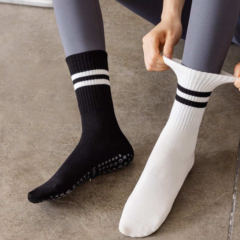 Women Non Slip Yoga Socks, Gri – Grip Sock Yoga recenzja i cena
