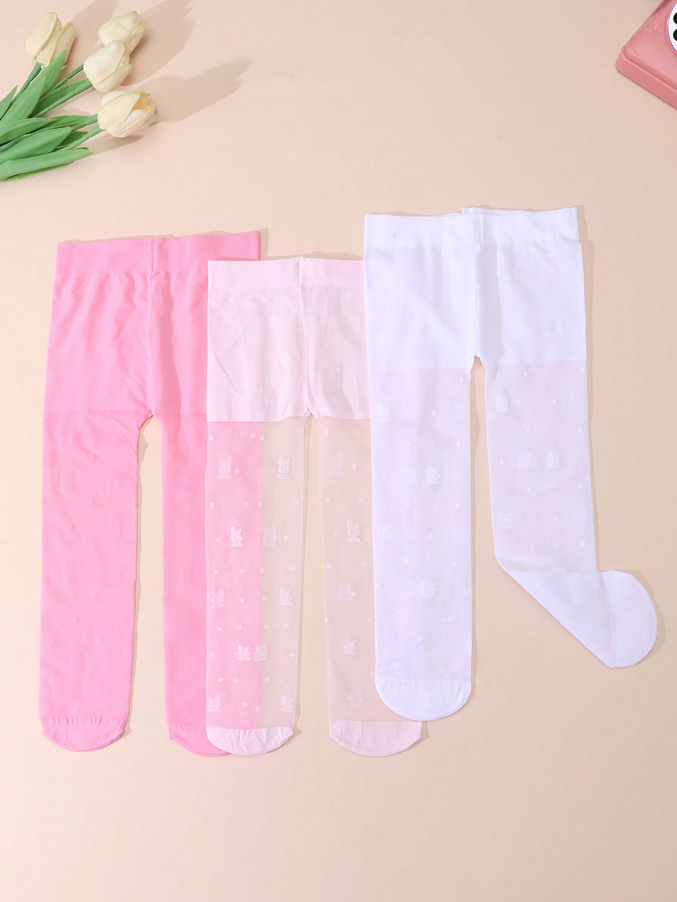 3Pack Girls Rabbit Print Tight – Tights Pantyhose Sheer recenzja i cena