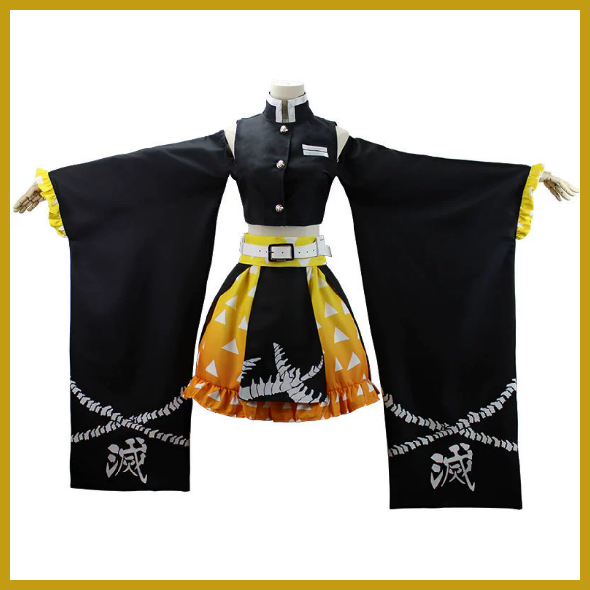 Anime Agatsuma Zenitsu Cosplay – Dress Sock Men recenzja i cena