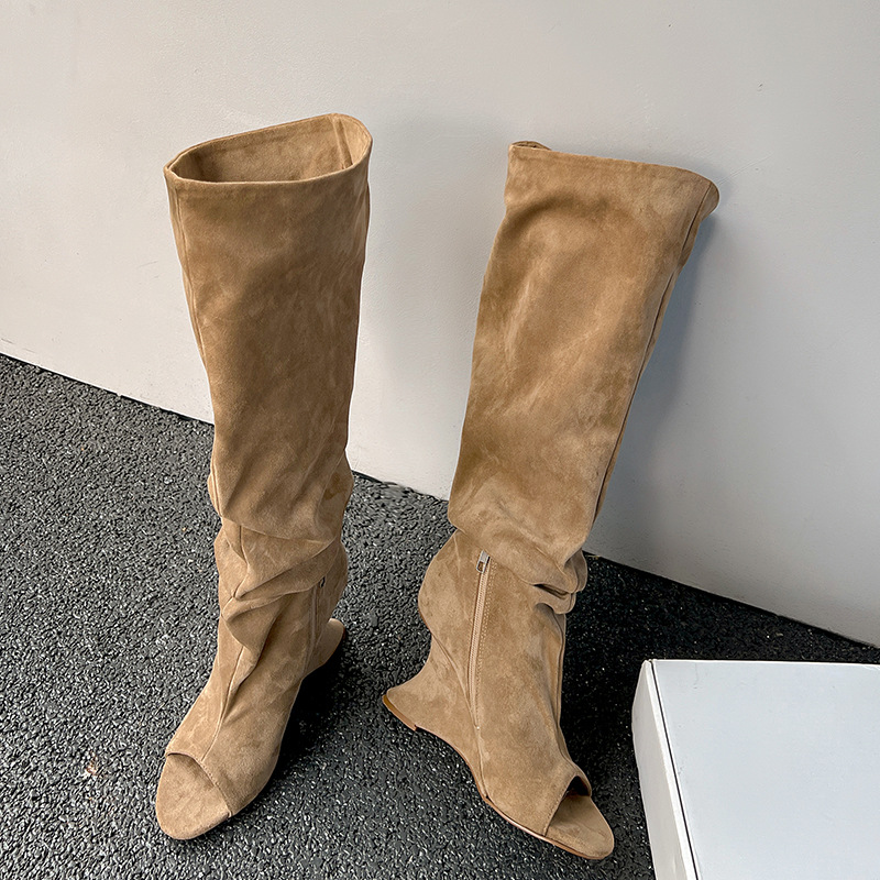 AIYKAZYSDL Strange Wedge Heel  – Boot Sock Slouchy recenzja i cena