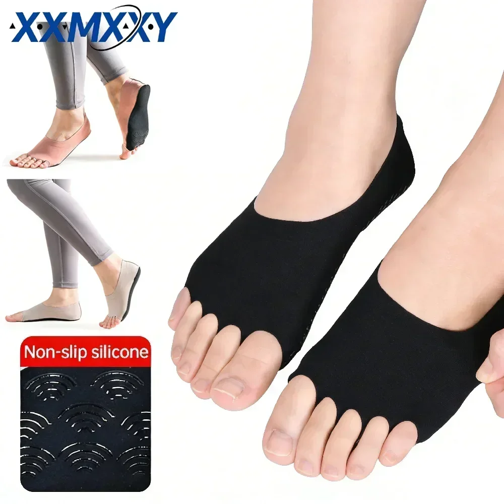 1Pair Toeless Yoga Pilates Soc – Grip Sock Yoga recenzja i cena