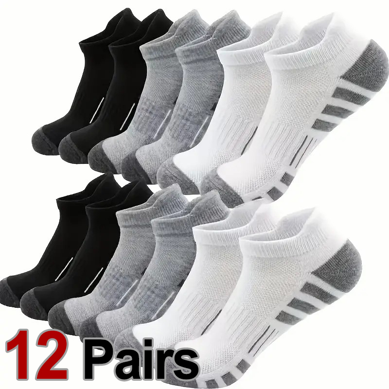12 Pairs Men Breathable Sports – Ankle Brace Sock recenzja i cena