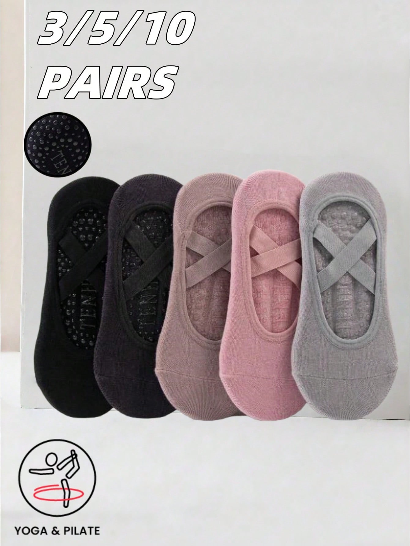 Anti-slip silicone sole yoga s – Grip Sock Yoga recenzja i cena