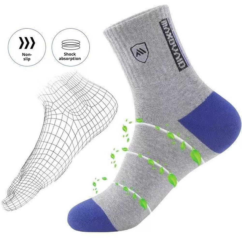 5 Pairs Men's Anti Odor & Anti – Cotton Crew Sock Pack recenzja i cena