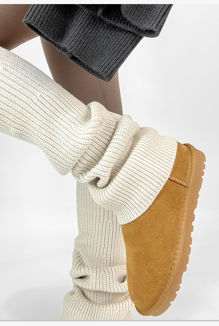 New Women's Leg Warmers Knitte – Boot Sock Slouchy recenzja i cena