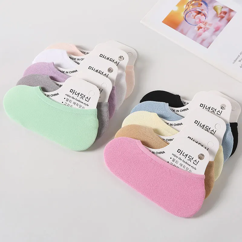 Summer Thin Colorful Girl Invi – Invisibility Sock Loafer recenzja i cena