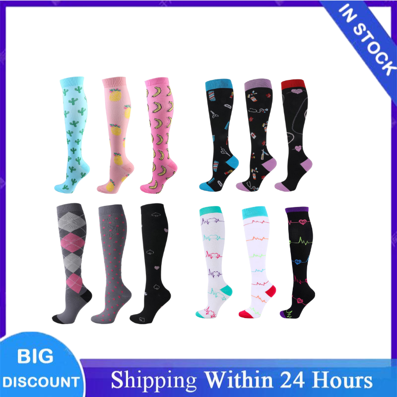 3 Pairs/Packs Multiple Styles  – Cotton Crew Sock Pack recenzja i cena