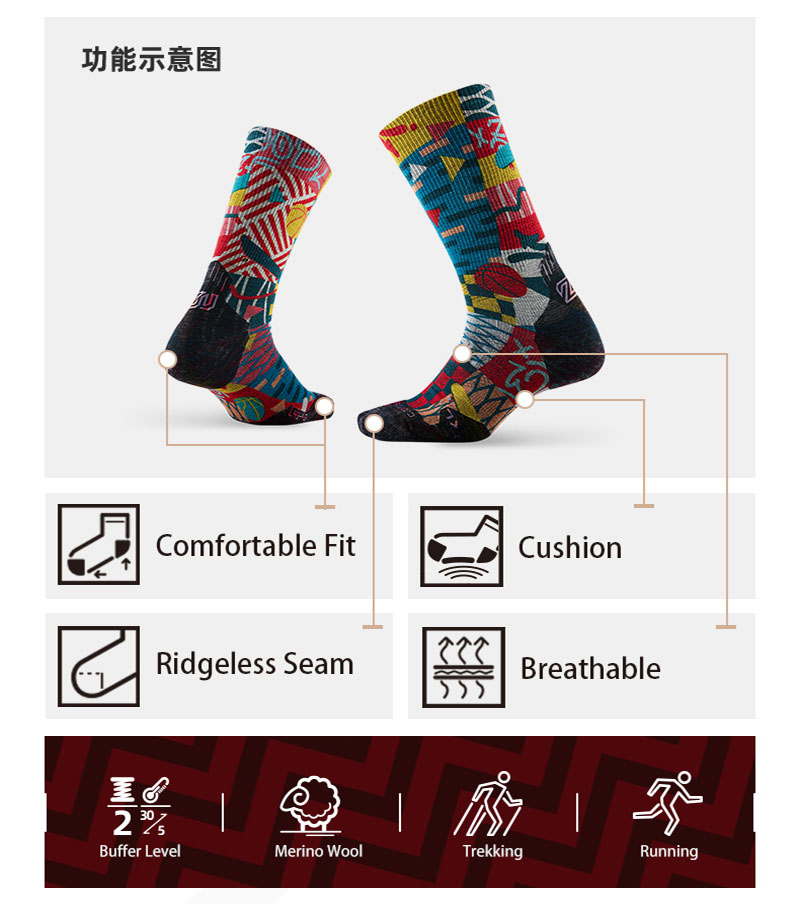 ZEALWOOD Merino Wool Running S – Wool Hiking Sock recenzja i cena