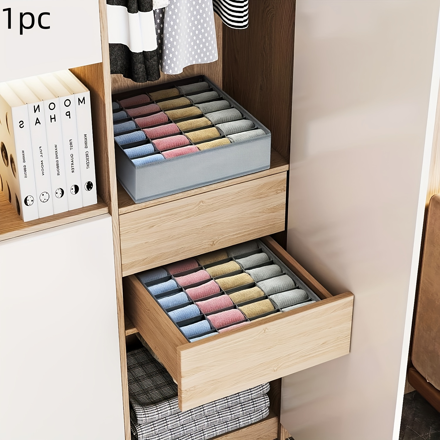 24-Compartment Fabric Drawer O – Sock Organizer Tray recenzja i cena