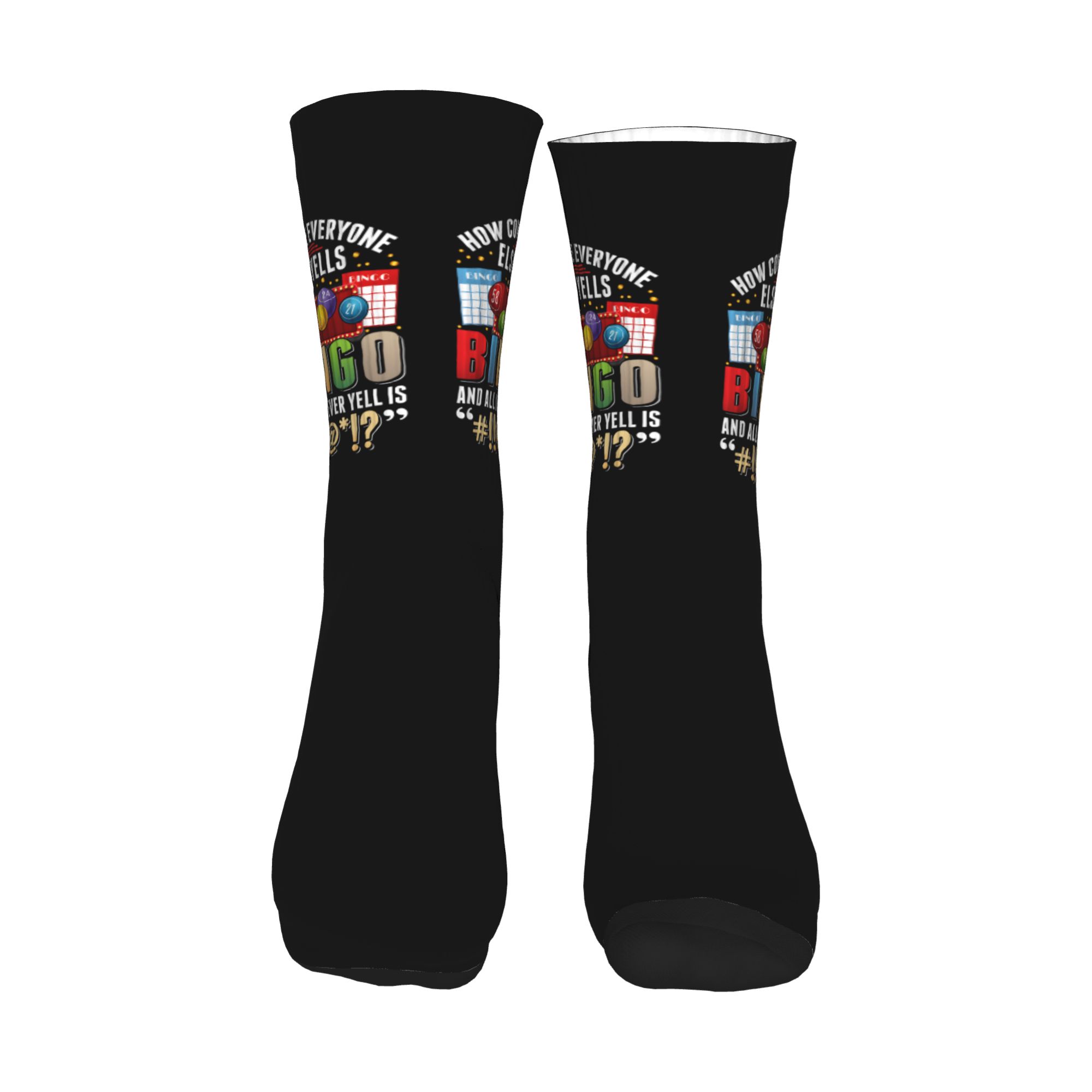 Bingo Player Humor Sarcastic Q – Dress Sock Men recenzja i cena