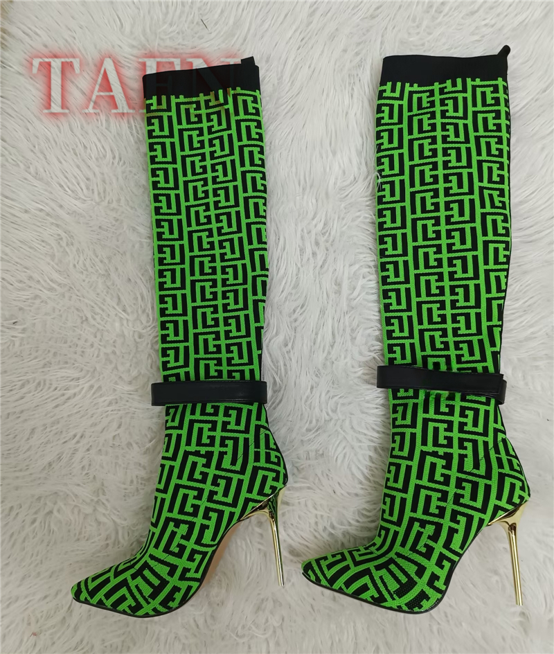 Women Stretch Sock Boots Fashi – Knee High Sock Women recenzja i cena