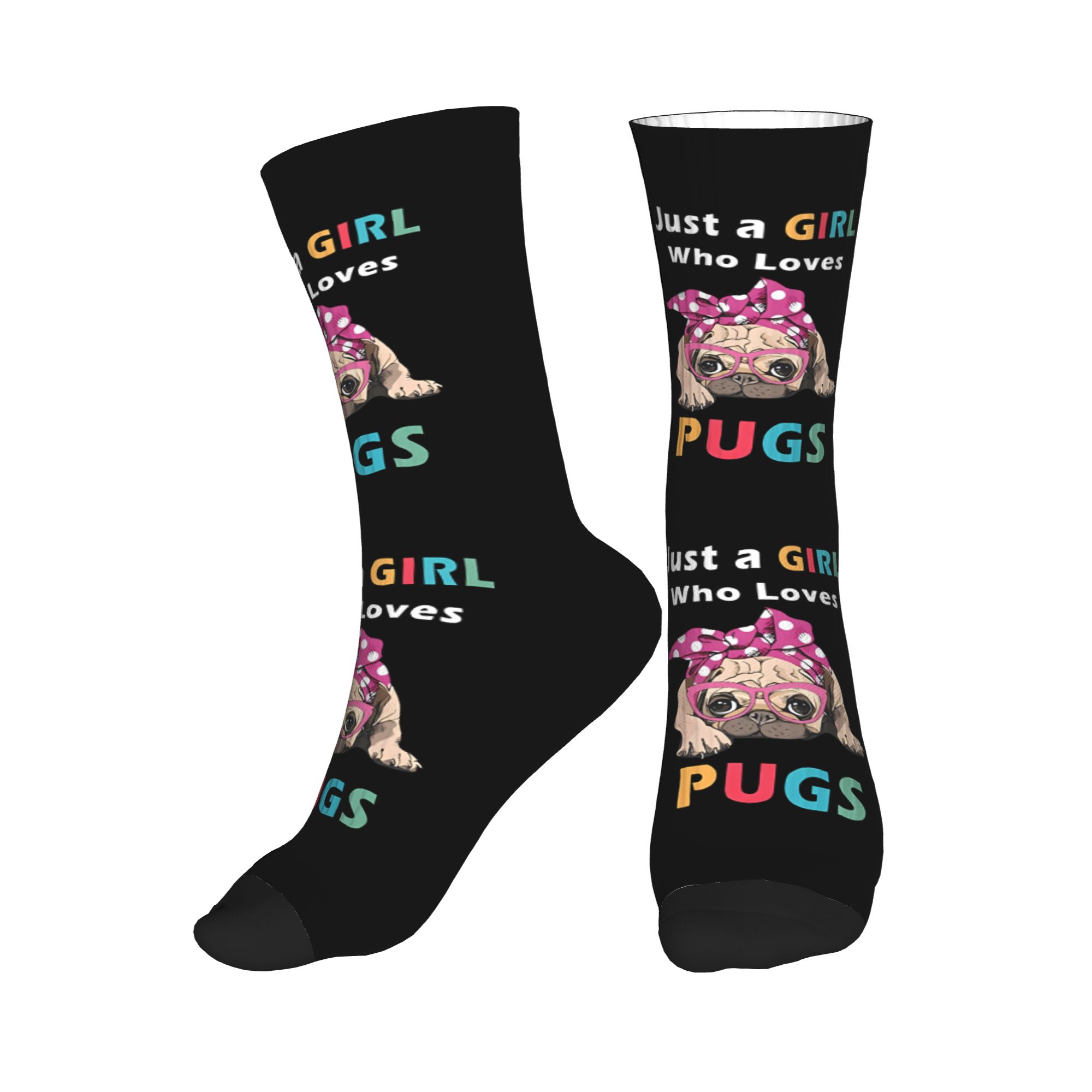Fun Men's Just a Girl Who Love – Dress Sock Men recenzja i cena