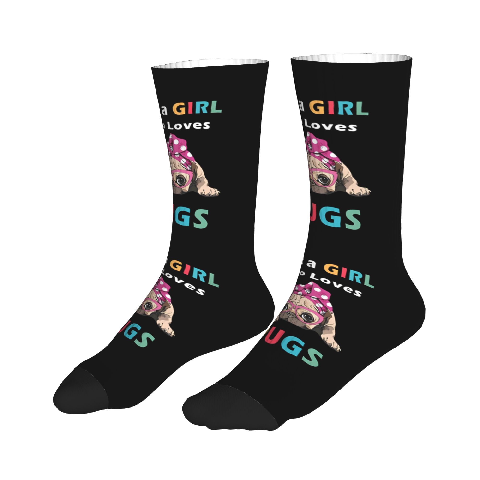 Fun Men's Just a Girl Who Love – Dress Sock Men recenzja i cena