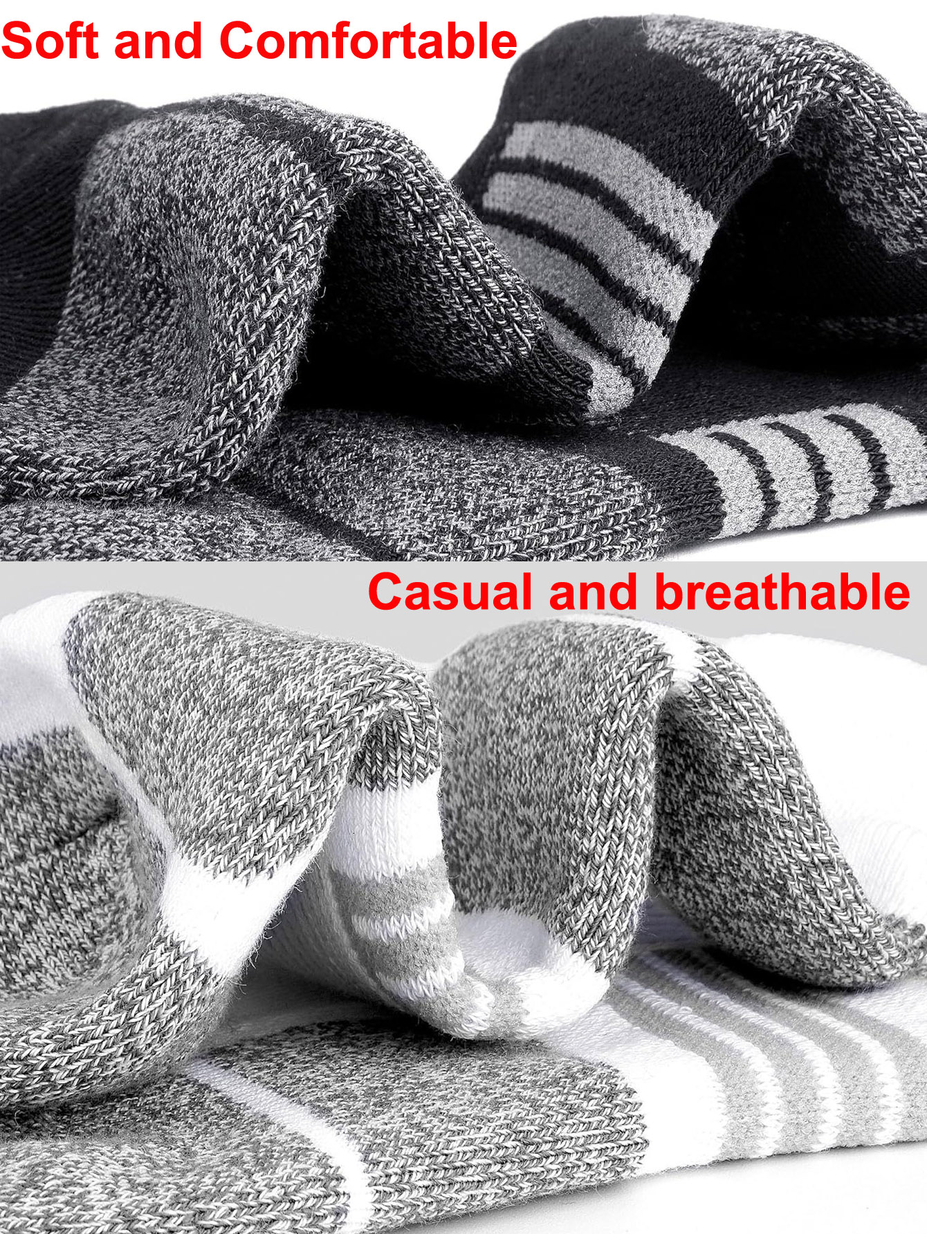 Men's Ankle Socks 6/12 Pairs B – Ankle Sock Low Cut recenzja i cena