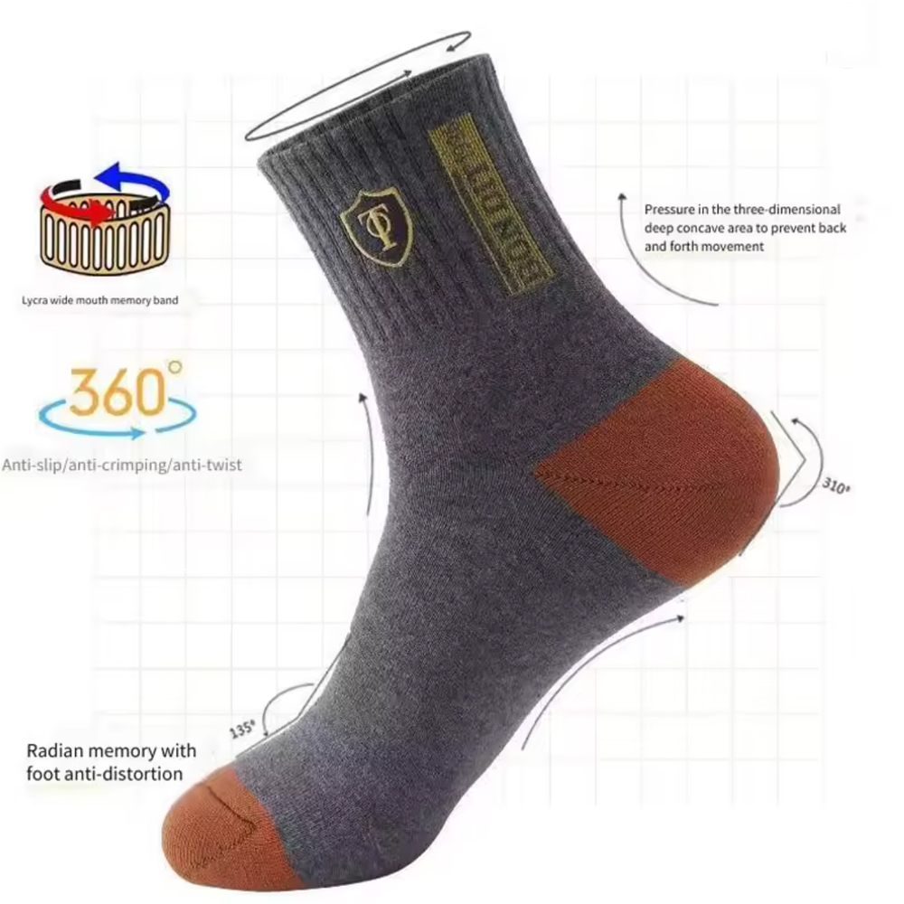 Men's 20-Pack Premium Thermal  – Cotton Crew Sock Pack recenzja i cena