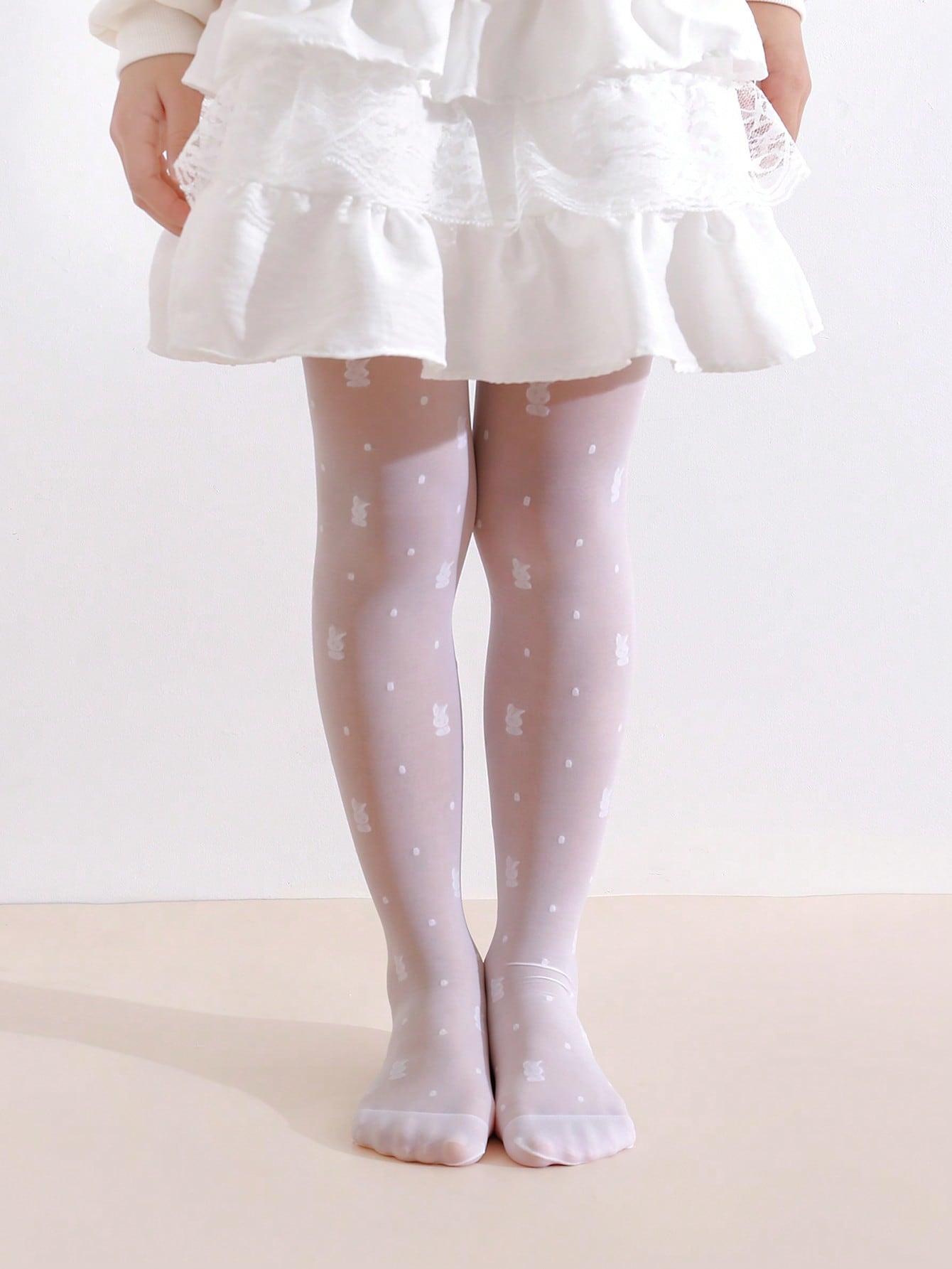 2Pack Toddler Girl Rabbit Prin – Tights Pantyhose Sheer recenzja i cena