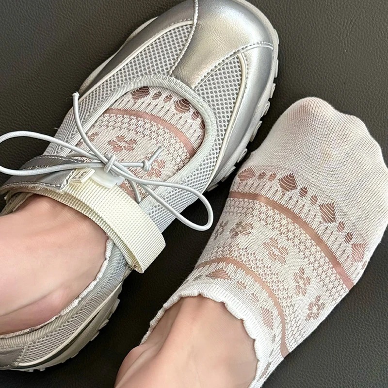 Lace Openwork Ballet Socks for – Invisibility Sock Loafer recenzja i cena