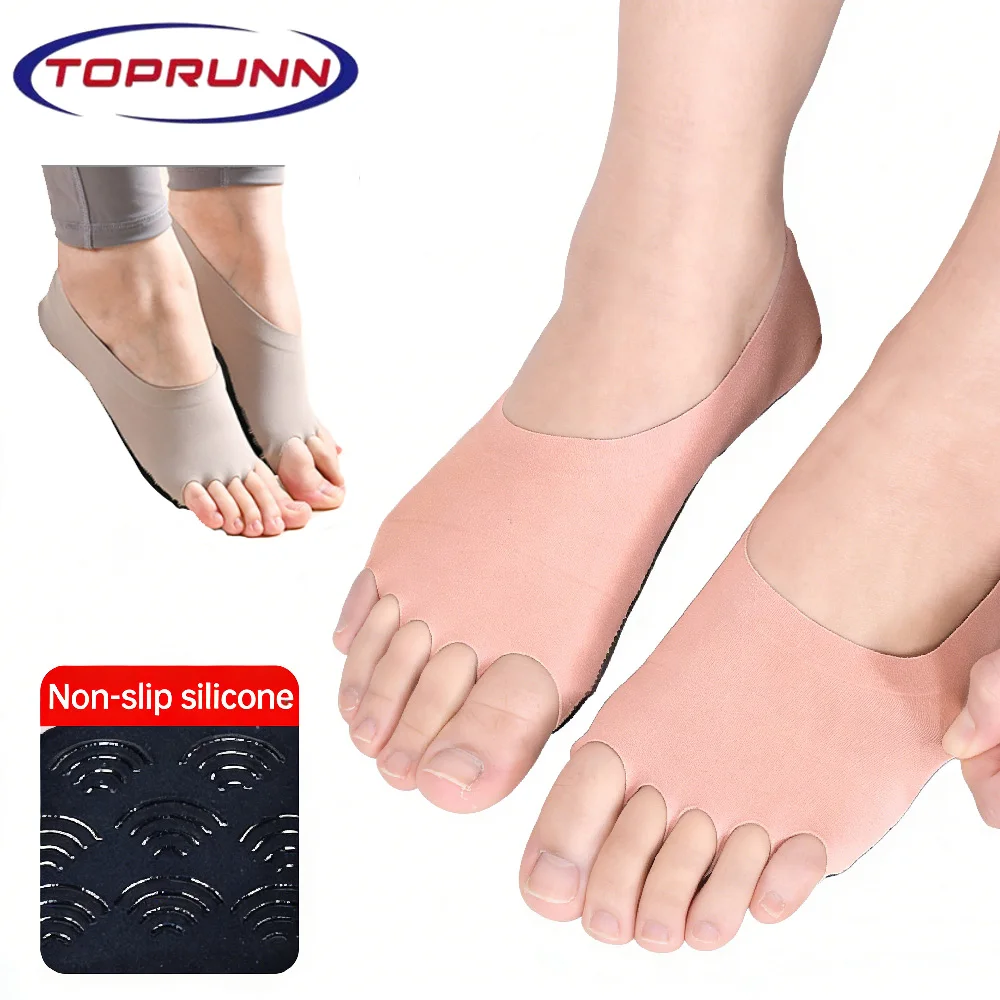 1Pair Toeless Yoga Socks for W – Grip Sock Yoga recenzja i cena