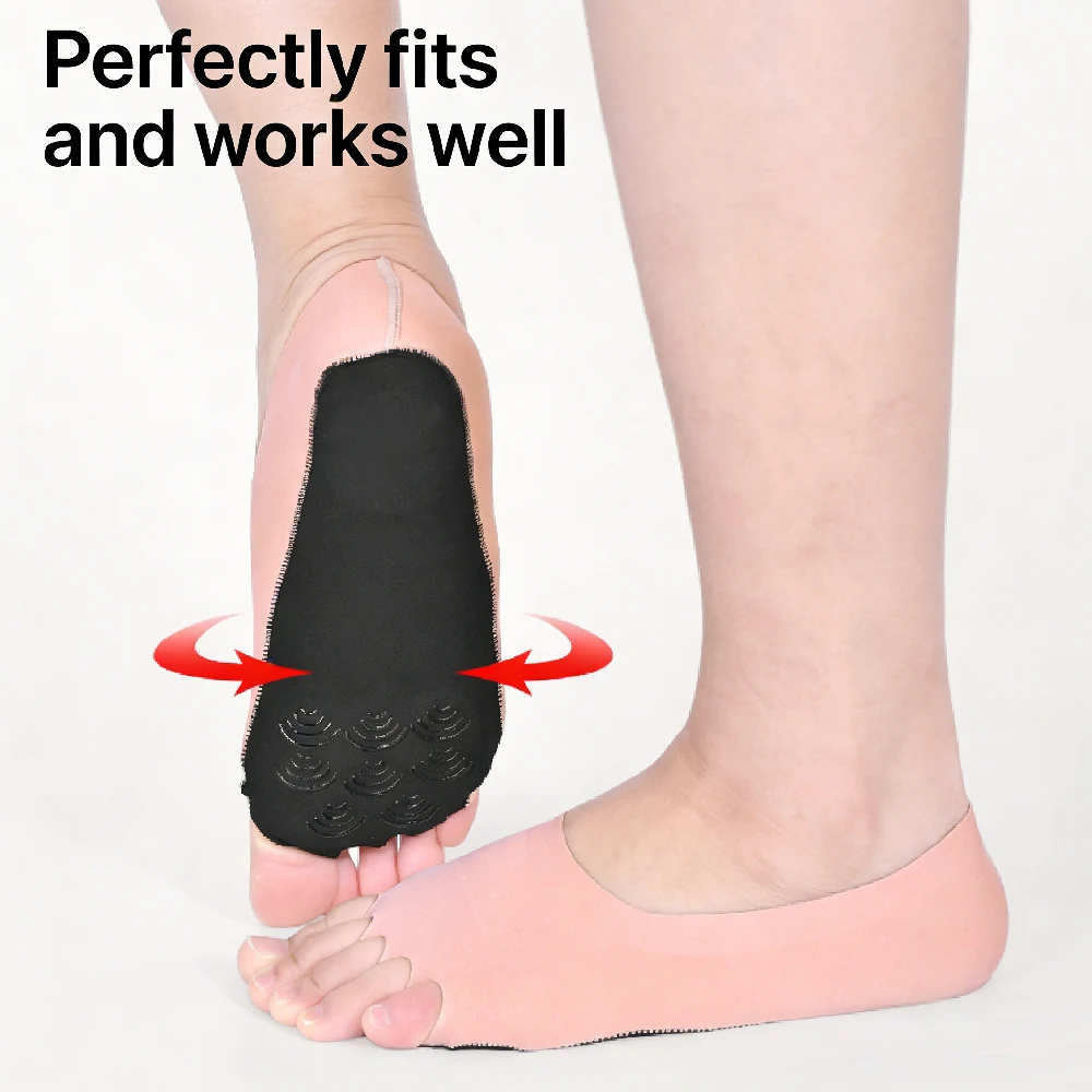 1Pair Toeless Yoga Socks for W – Grip Sock Yoga recenzja i cena