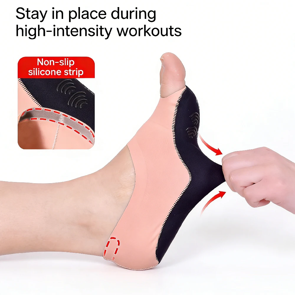 1Pair Toeless Yoga Socks for W – Grip Sock Yoga recenzja i cena