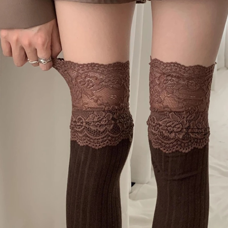 Soft Cotton Thigh High Socks,  – Boot Sock Slouchy recenzja i cena