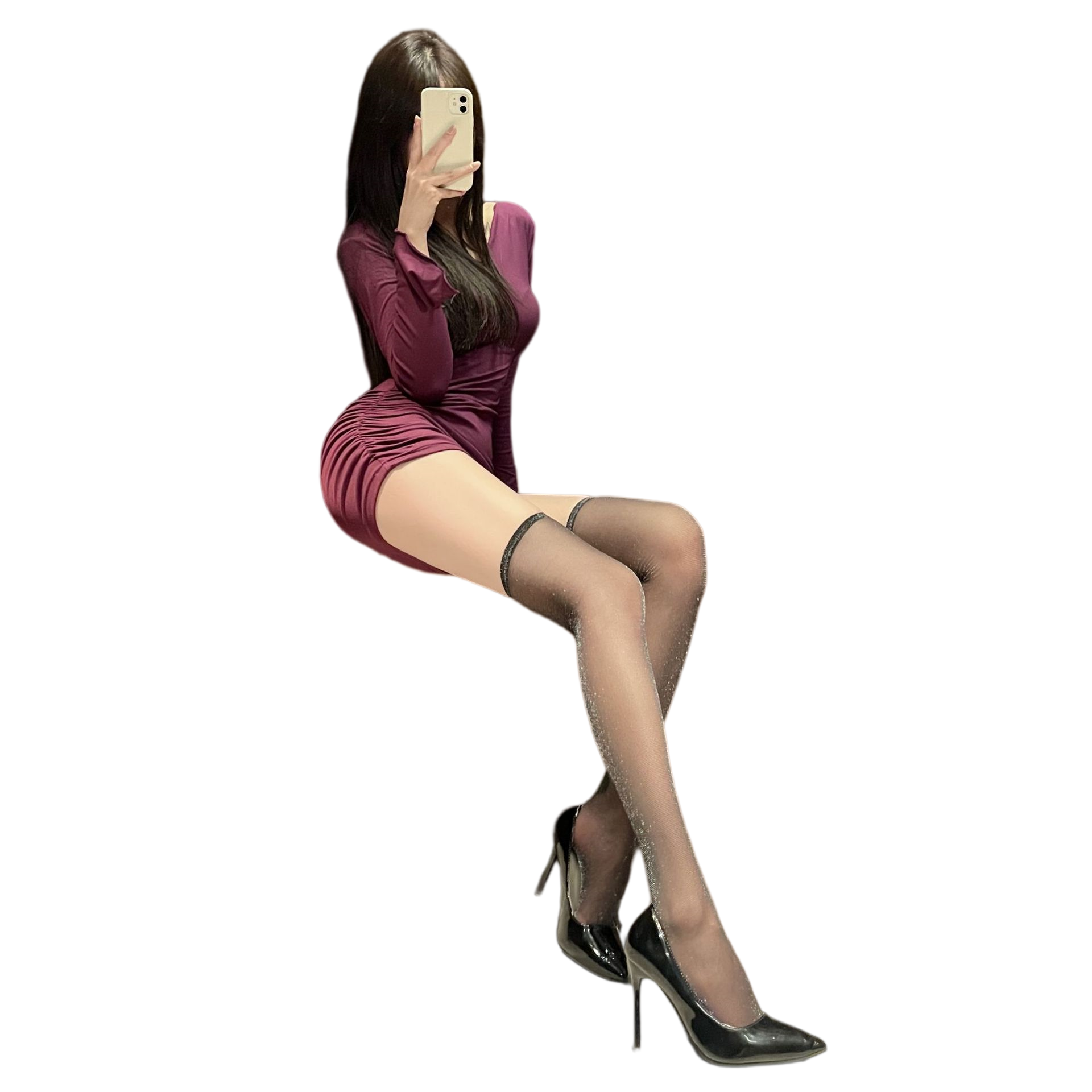 Gypsophila Fine Flashing Black – Knee High Sock Women recenzja i cena