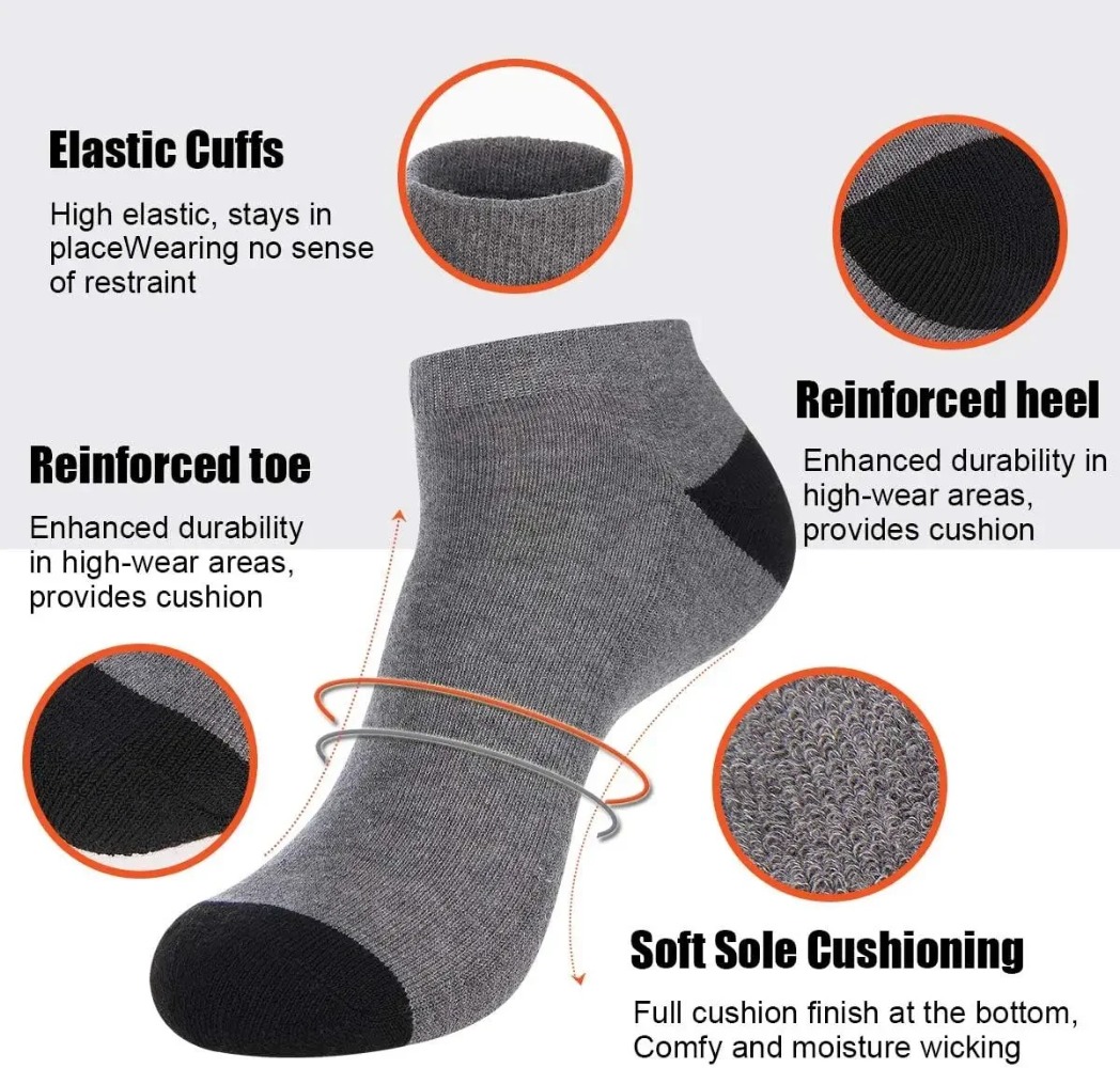 1-10Pairs Breathable Mens Summ – Ankle Sock Low Cut recenzja i cena