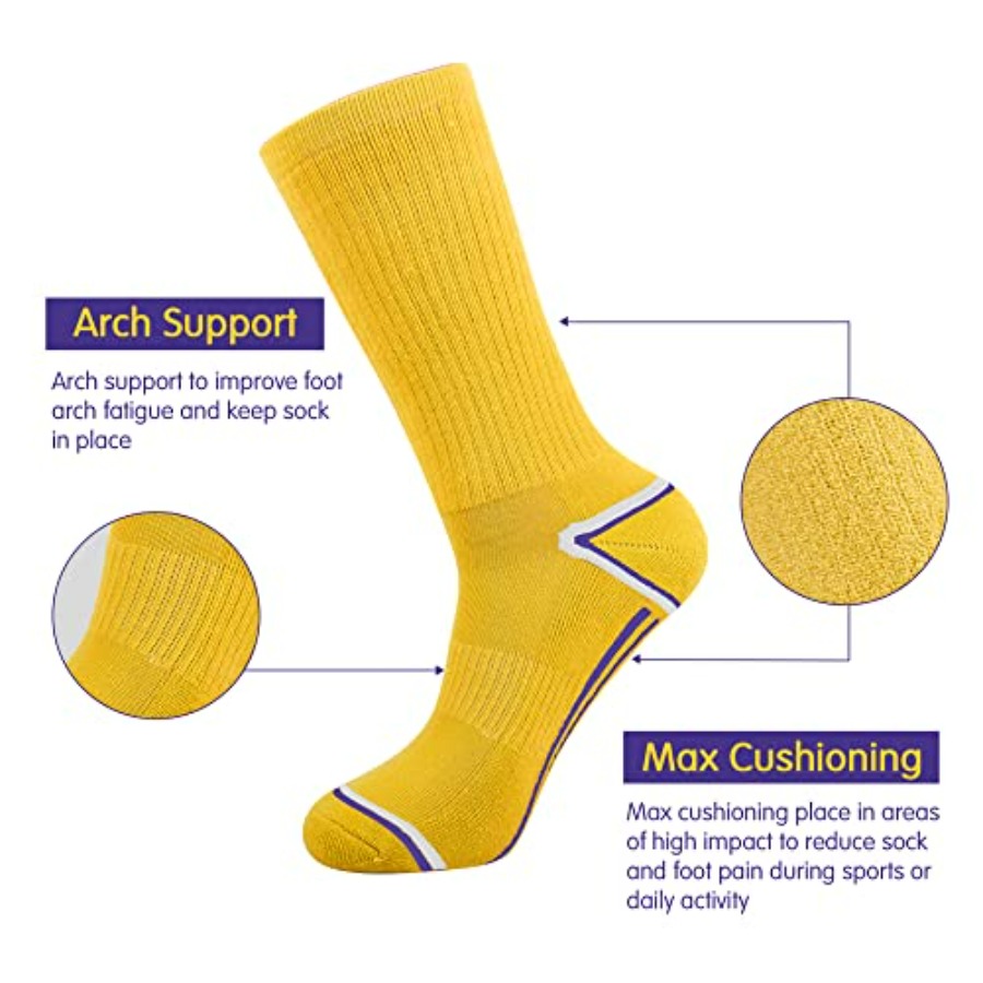 Mens 6 Pack Athletic Performan – Athletic Sock Cushion recenzja i cena