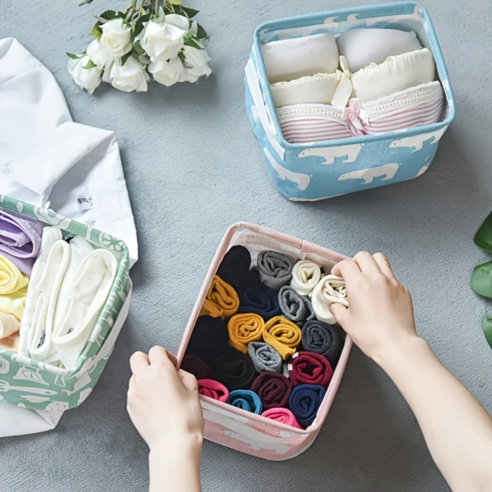 1pc Cotton Linen Fabric Waterp – Sock Organizer Tray recenzja i cena