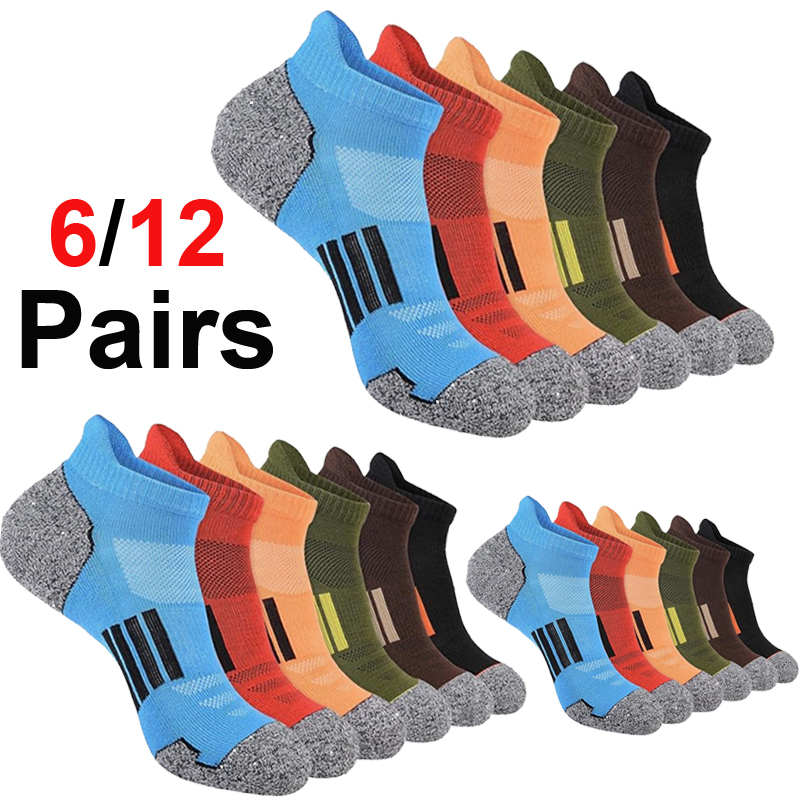 6/12 Pairs Men Vibrant Multico – Ankle Sock Low Cut recenzja i cena