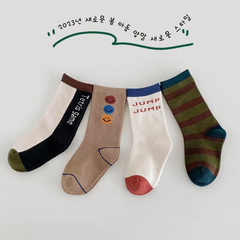 3-12T  Boys Socks Spring Fashi – Cotton Crew Sock Pack recenzja i cena