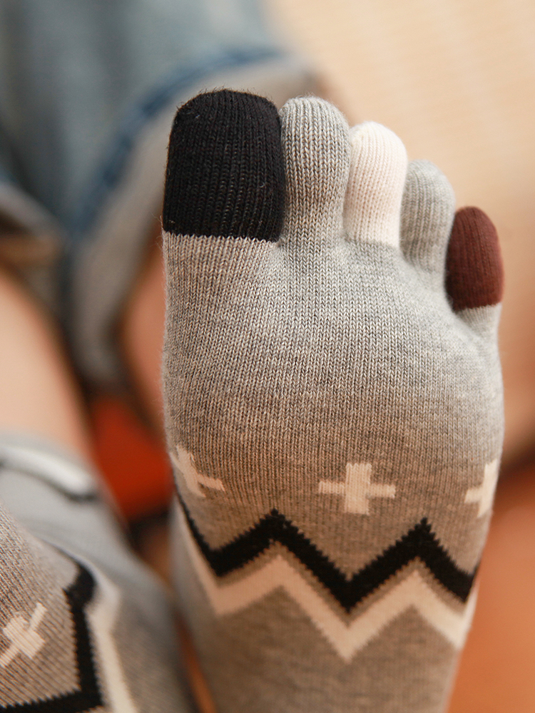 5 Pairs Four-season Pure Cotto – Toe Sock Split recenzja i cena