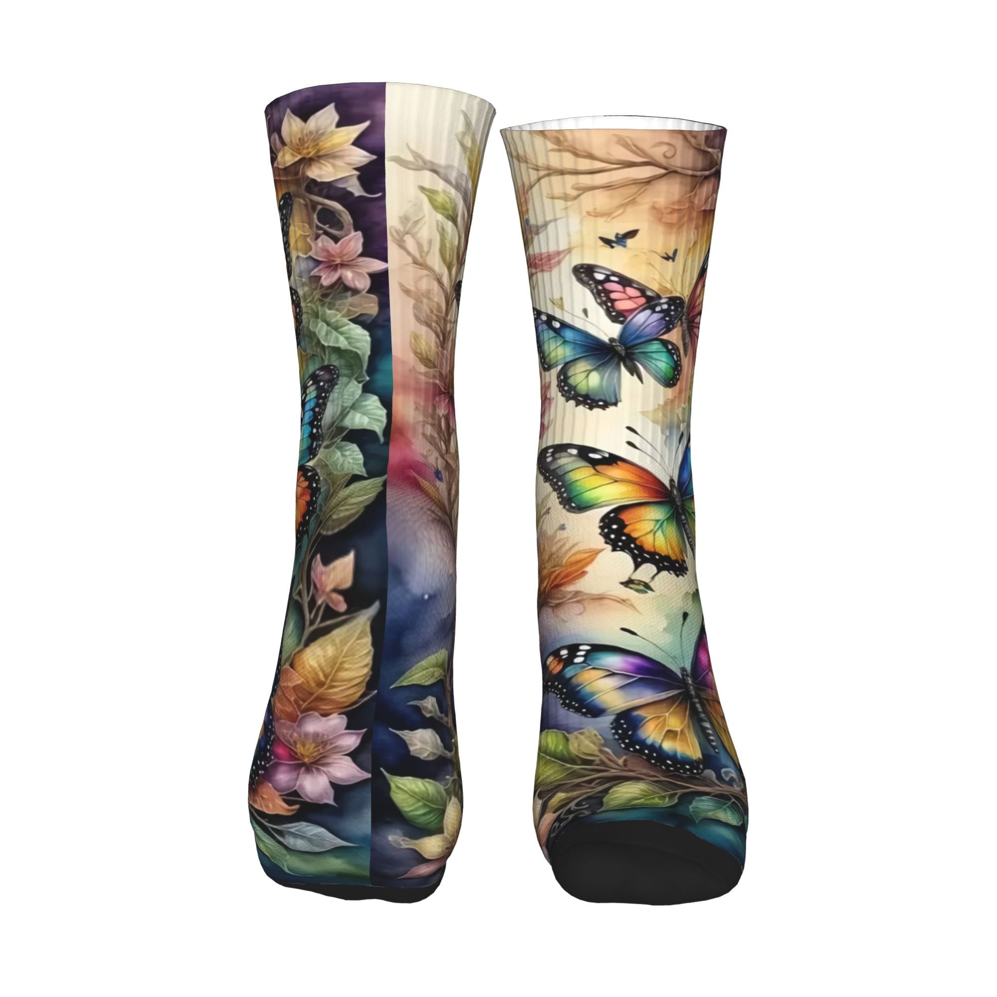 Colorful Butterflies and Flowe – Dress Sock Men recenzja i cena