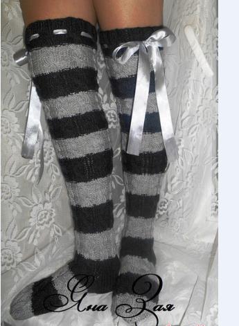Women Thigh-high Knit Stocking – Thigh High Sock Stay Up recenzja i cena