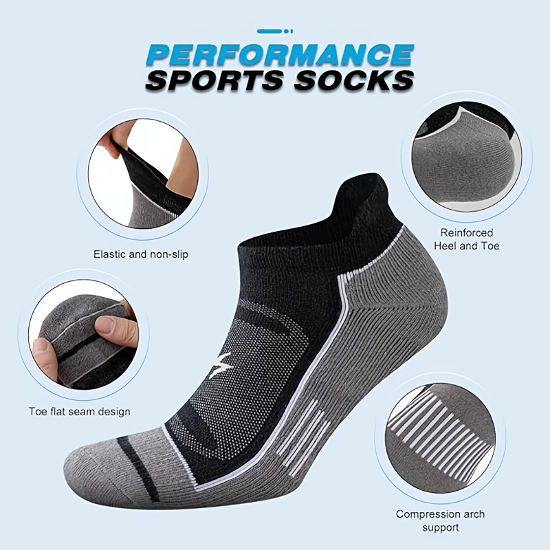 6 Pack Men's Athletic Socks Th – Athletic Sock Cushion recenzja i cena