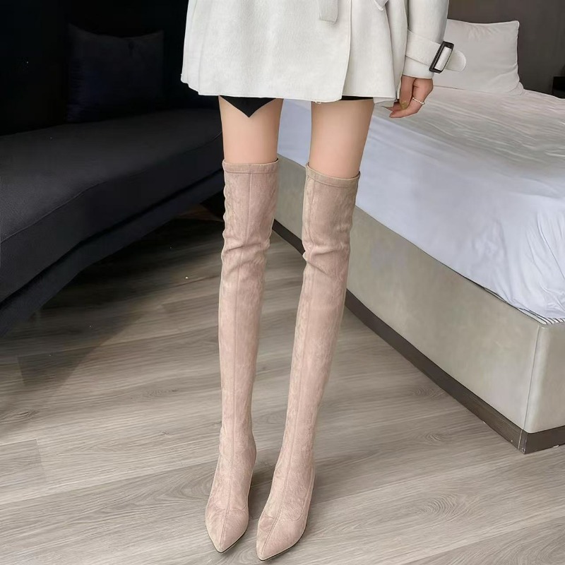 Sexy Women's Boots Pointed Toe – Knee High Sock Women recenzja i cena